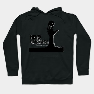 Weird Darkness Logo: Black on White Offset Hoodie